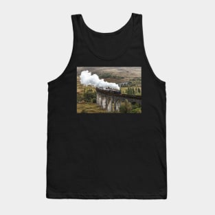 The Jacobite crossing Glenfinnan Viaduct Tank Top